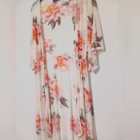 CURE KIMONO LONG FLORAL PRINT  | SIZE M - Picture 8 of 8
